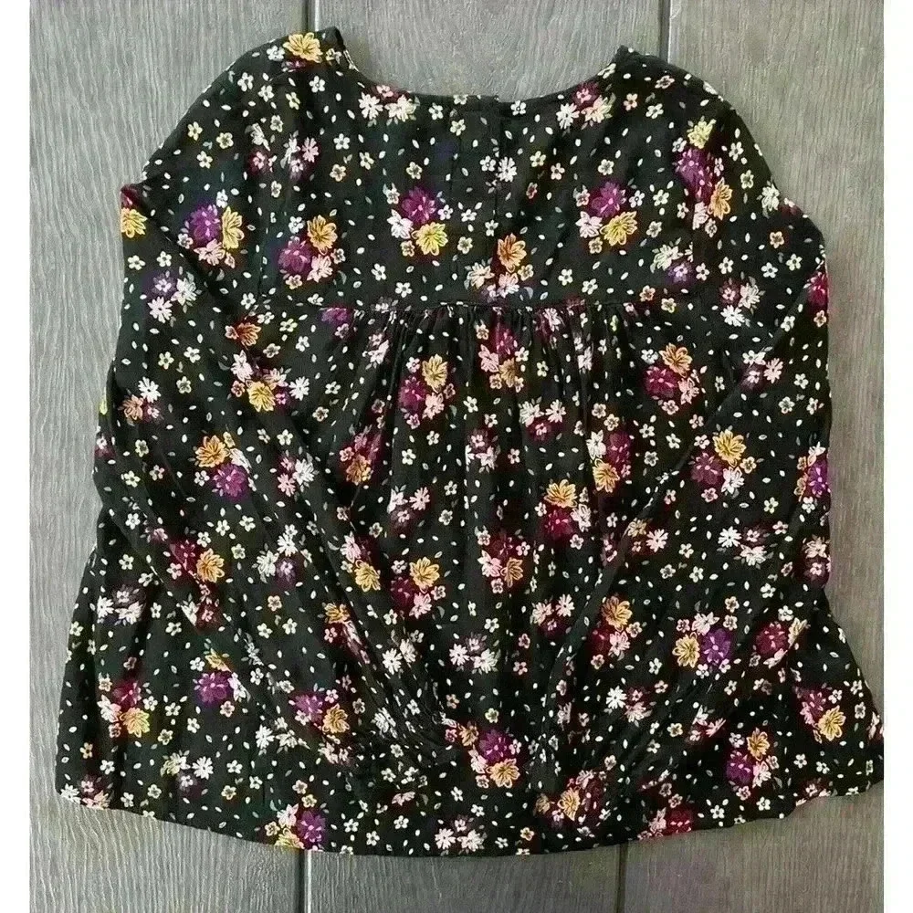 Girls There Abouts 3XL Plus Floral Top Balloon Sleeves